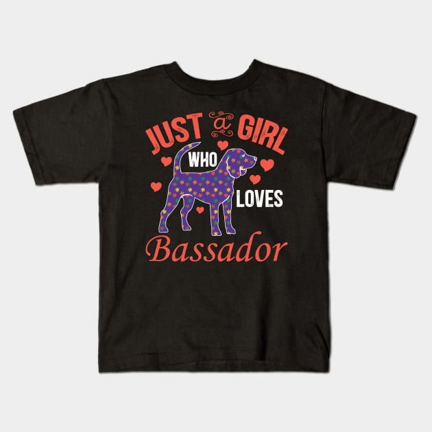 BASSADOR DOG Kids T-Shirt by foysalnext